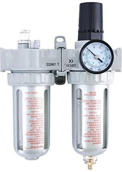 T 18622 Şartlandırıcı, Filtre + Regülatör + Yağlayıcı 1/2 Npt