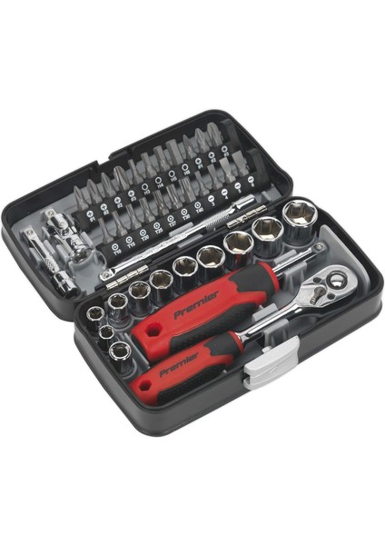 Altıgen Soket Bit Set & Ratchet 6110 30 Parça "| 1/2sq Drive