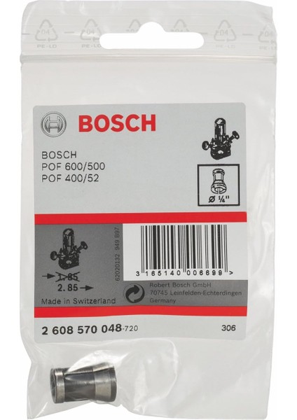 2608570048 Sıkma Pensi Aksesuarı Flanşı 0,6 cm (0,25 Inç)