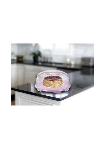 Home Kek Fanusu & Pasta Fanusu Kilitli Kapaklı Kek Fanusu 7 Litre Milenyum Pembe Beyaz fiyatları