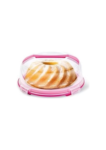 Home Kek Fanusu & Pasta Fanusu Kilitli Kapaklı Kek Fanusu 7 Litre Milenyum Pembe Beyaz modelleri