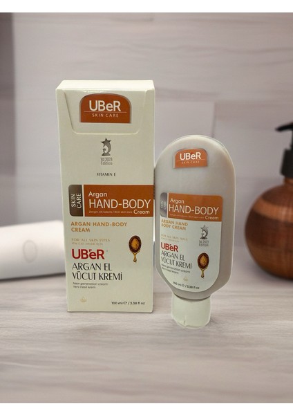 Argan El ve Vücut Kremi Vitamın E 100 ml