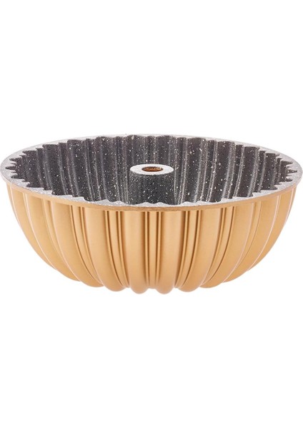Cake Pro Dilimli Gold Döküm Kek Kalıbı