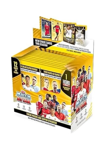 - Match Attax 2024/25 Tam Kutu Koleksiyon Kartı modelleri