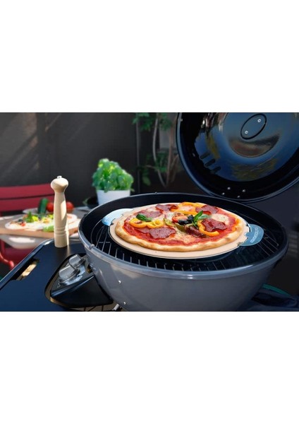 Gurme Pizza Taşı, 480-429 Serisi, Pizza Fırını Lezzeti, Barbekü Aksesuarı, Eşit Isı Dağılımı, Krem modelleri