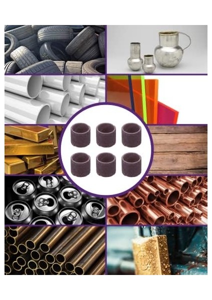 432 Bant Zımpara, Ahşap ve Plastikte, 13 Mm, 120 Kumlu, 6'lı modelleri