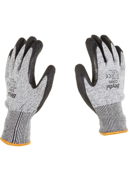 CL300 Lateks Kaplı Kesilmeye Dirençli Eldiven Çift - No:10