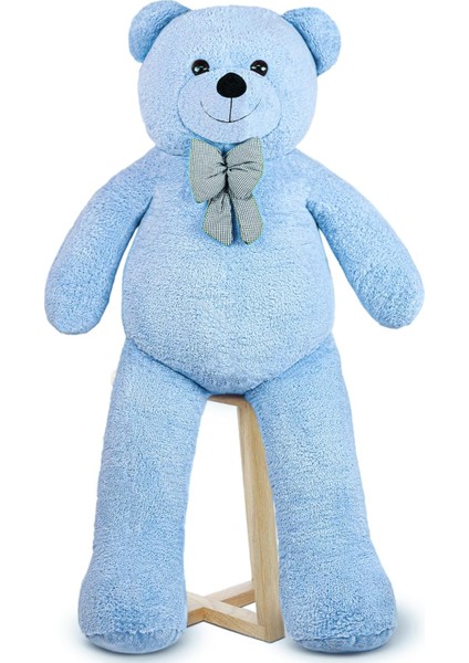 Oyuncak 160 cm Dev Pelüş Ayıcık,papyonlu Ayı,peluş Ayı,yumuşak ve Sevimli Büyük Boy Ayı, Ayı,sarılmalık Ayı,papyonlu Ayıcık,sevgiliye Hediye Ayıcık,dev Ayı,büyük Boy Ayı (Mavi)
