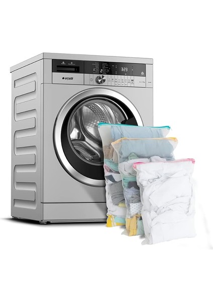 Fermuarlı Çamaşır Filesi (3'lü Set)