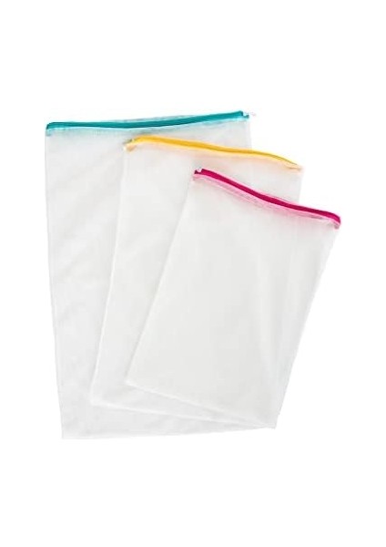 Fermuarlı Çamaşır Filesi (3'lü Set) modelleri