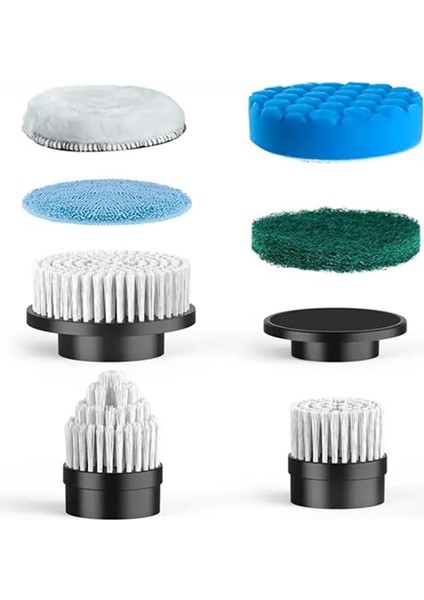 Elektrikli Temizlik Fırçası Için 7'li Yedek Başlık Seti