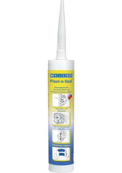 Plast-O-Seal | 300 G | Kağıt Mühürler Için Tüp Isıya Dayanıklı Sızdırmazlık Maddesi