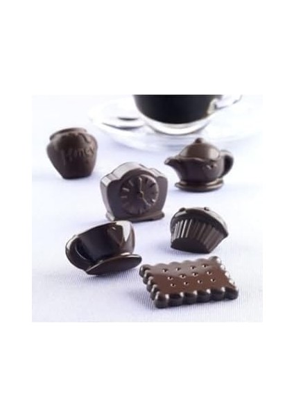 Silikon Çay Saati Çikolata Kalıbı ECMELNM573 modelleri