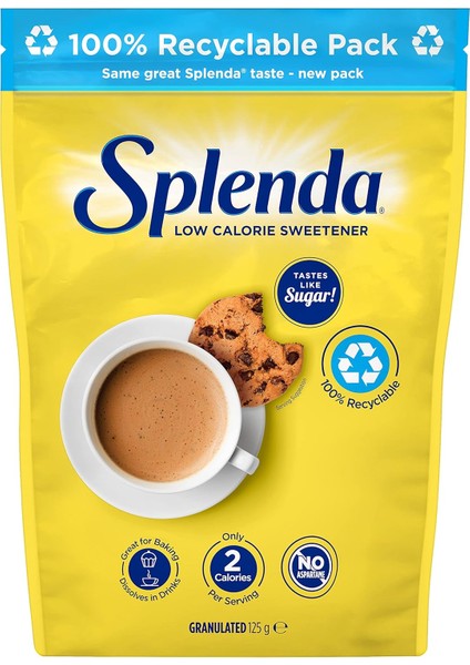 Kalorisiz Tatlandırıcı Toz Şeker İkamesi 125 gr Kese