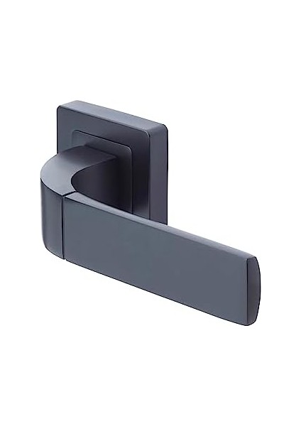 Bologna Serisi 35-ZR-8X8-A003-KT-56-11 Oda Tipi Kapı Kolu - Siyah Mat Kaplama - Parçalar Dahildir fiyatları