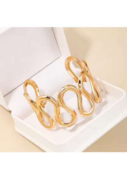 Gold Renkli Paslanmaz Çelik Esintili Yılan Bileklik fiyatları