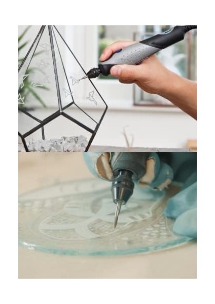 Cam Gravür Seti 8 Parça (Çok Amaçlı Alet Için) modelleri