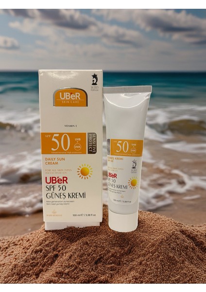 Güneş Kremi Yüksek Koruma Spf 50--Uvb+Uva 100ML