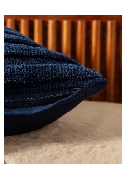 Coco Bourgogne Kırlent Kılıfı - Lacivert - 45X45 cm fiyatları