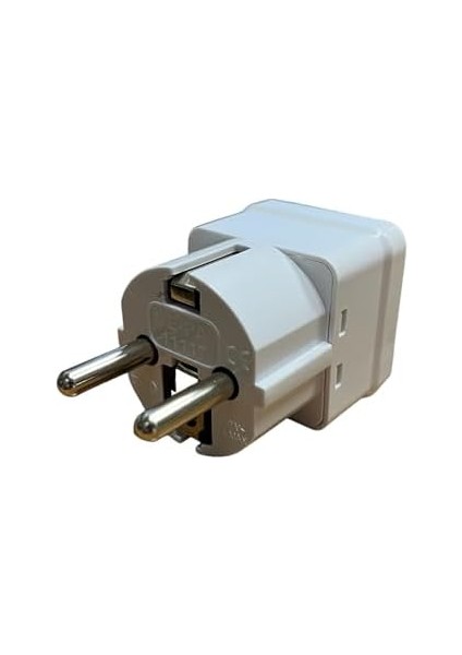 De-Pa Evrensel Adaptör Seyahat Fişi Beyaz Ab Normu - 250V Ac 10~16A Ingiliz ve Amerikan Fiş Dönüştürücü fiyatları