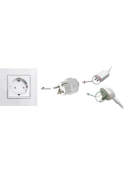 De-Pa Evrensel Adaptör Seyahat Fişi Beyaz Ab Normu - 250V Ac 10~16A Ingiliz ve Amerikan Fiş Dönüştürücü modelleri