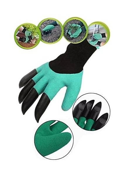 Toprak Kazma Ekme Çapalama Için Korumalı Bahçe Bahçivan Eldiveni fiyatları