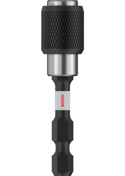 Professional Accessories 2608522320 Hızlı Kilit Uç Tutucu (Darbe Kontrolü, 1/4 Inç Altıgen Şaft, Maymuncuk ve Tıklama)