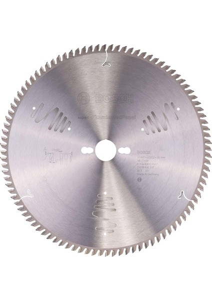 Expert Serisi Lamine Panel Için Daire Testere Bıçağı 300*30 MM96 Diş