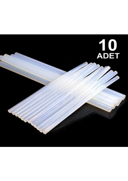 Elektronik 10 Adet Mum Sıcak Silikon, 11MM - 30CM Kalın Şeffaf Silikon fiyatları