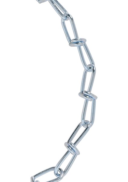 A15922 Çift Halka Zincir, 2/0 x 20 Ft, 115 Kg, 2/0, Çinko Kaplama