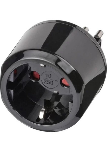 Türkiye Fiş Sistemi Italya Uyumlu IP20 Lisanslı Topraklı Travel Adaptör Dönüştürücü