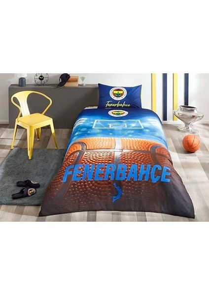 Lisanslı Fenerbahçe Basketbol Nevresim Takımı Çok Renkli Tek Kişilik fiyatları