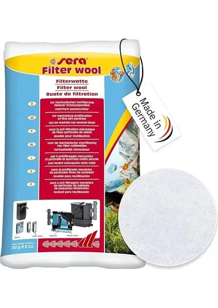 Filtre Yünü 250 G, 8.5 Oz. Akvaryum Filtre Aksesuarları