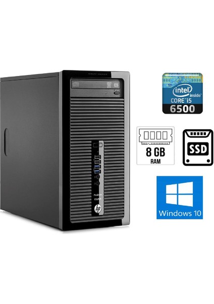 Prodesk 400 G3 mt Intel Core I5-6500 8gb Ram 256GB SSD Masaüstü Bilgisayar - Outlet
