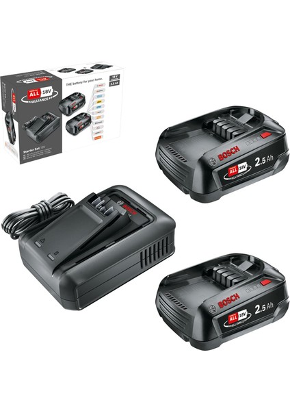 Başlangıç Seti 18V (2x2.5 Ah + Al 18V-44)