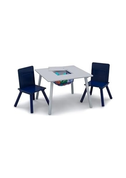 Children Çocuk Masa ve Sandalye Seti, Saklamalı (2 Sandalye Dahil) modelleri
