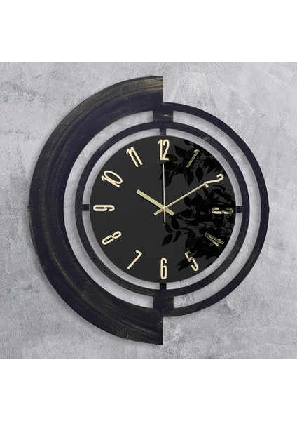 60 cm Metal Çerçeve Ayna Gövde Dekoratif Duvar Saati