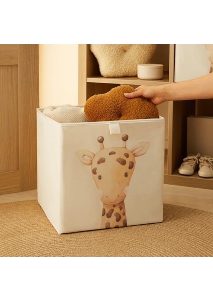 Home Textile 2'li Çocuk Odası Sevimli Zürafa Kutu Set 33 x 30 x 33 cm fiyatları