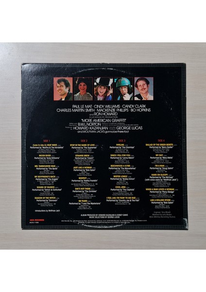 More American Graffiti - Original Motion Picture Soundtrack - 1979 - Dönem Baskı Plak - Longplay - Lp fiyatları