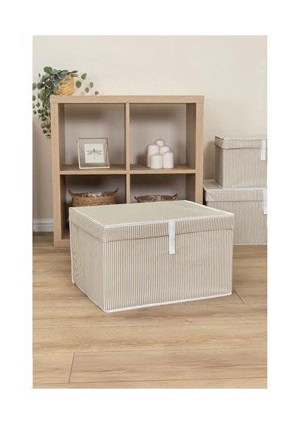 Kapaklı Çok Amaçlı Kutu Hurç, Organizer, Saklama ve Düzenleme, Maxi Boy, 50X40X30 modelleri