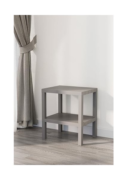 Life 2 Katlı Plastik Gri Banyo Mutfak Rafı MIT1056 fiyatları