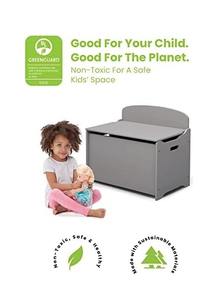Children Mysize Deluxe Oyuncak Kutusu - Greenguard Gold Sertifikalı, Gri modelleri