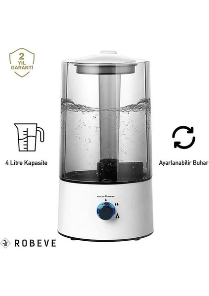 Rbh-03 Ultrasonik Hava Nemlendirici 4 Litre Hava Nemlendirici Buhar Makinesi Aroma Difüzörü 4l fiyatları