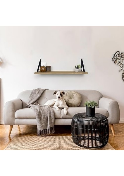 Duvar Rafı, Dekoratif Duvar Rafı, Masif Kayın Modern Duvar Rafı - 80 cm fiyatları