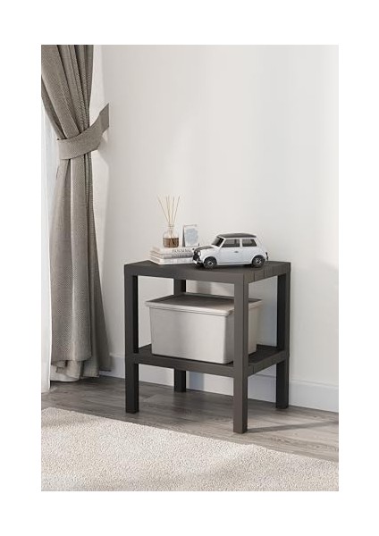 Life 2 Katlı Plastik Siyah Banyo Mutfak Rafı MIT1055 modelleri