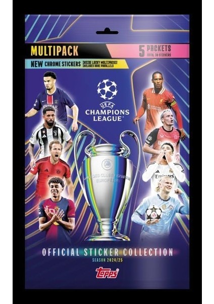 - 2025 Uefa Şampiyonlar Ligi Sticker - Multipack