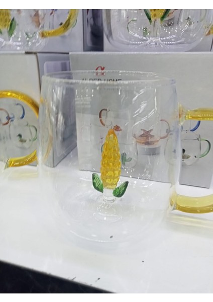 3D Mısır Figürlü Kupa Bardak