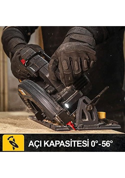 DX53B 18VOLT Kömürsüz Profesyonel Daire Testere, Akü Dahil Değil modelleri