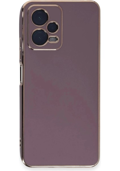 Xiaomi Poco X5 5g Kılıf Volet Silikon - Mor