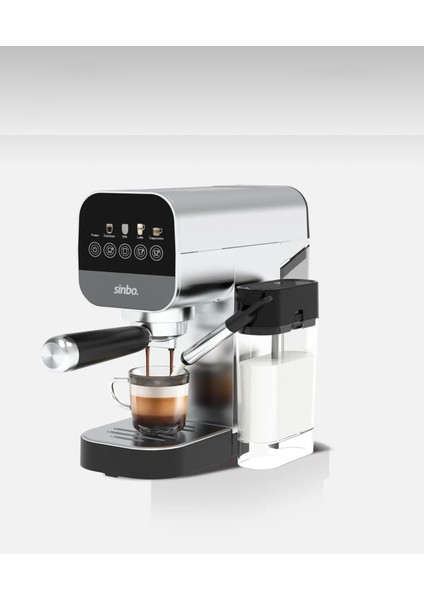 SCM-2983 Espresso Kahve Makinesi Dahili Süt Hazneli 20 Bar Barista Kollu modelleri